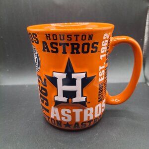 Houston Astros Orange 3 Dimensional Design Ceramic Mug